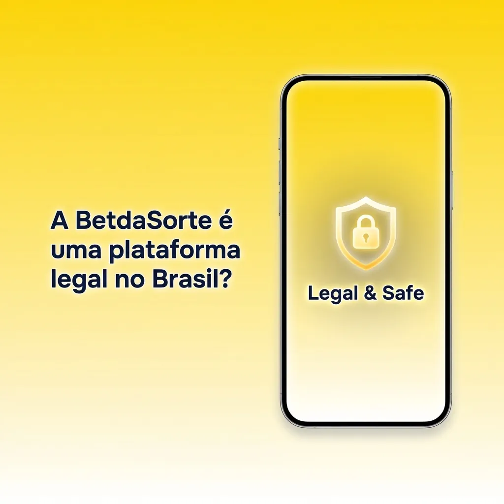 Ilustração da plataforma BetdaSorte com selo de licença internacional e ícones de segurança, privacidade e jogo responsável