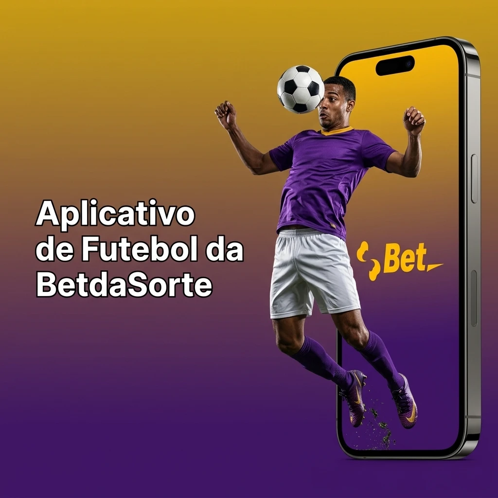 Tela do aplicativo BetdaSorte Football no celular mostrando apostas em futebol, ligas, mercados e bilhete para confirmar aposta