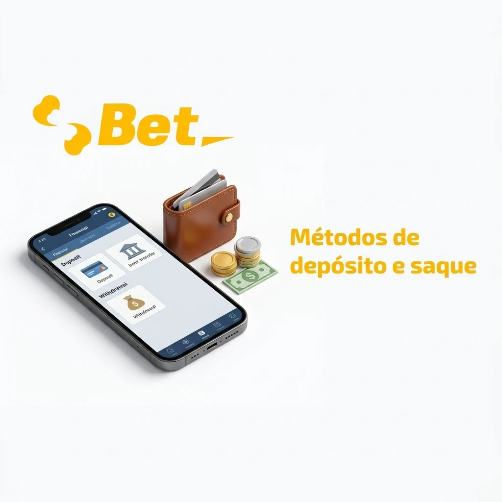 Ícones de Pix, cartão, boleto e carteiras digitais ilustrando métodos de depósito e saque na BetdaSorte